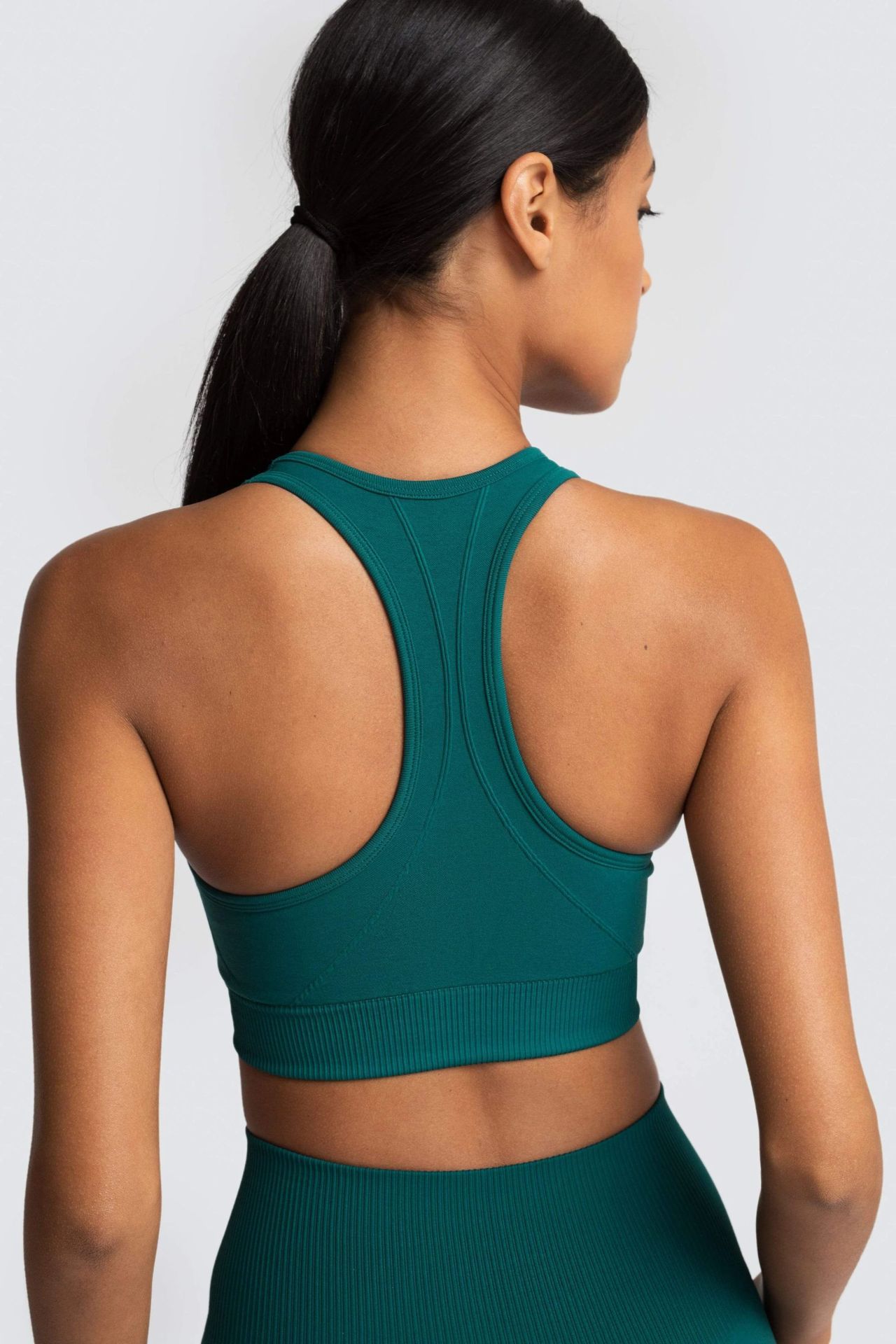 Hot sales Women&apos;s Yoga Set Seamless Sportswear 2-Piece Gym Yoga Clothes Sports Bra + Leggings Skinny