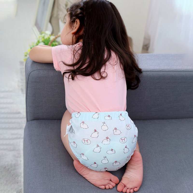 3Pcs Baby Cotton Training Pants Panties Baby Diapers Reusable Cloth Diaper Nappies Washable