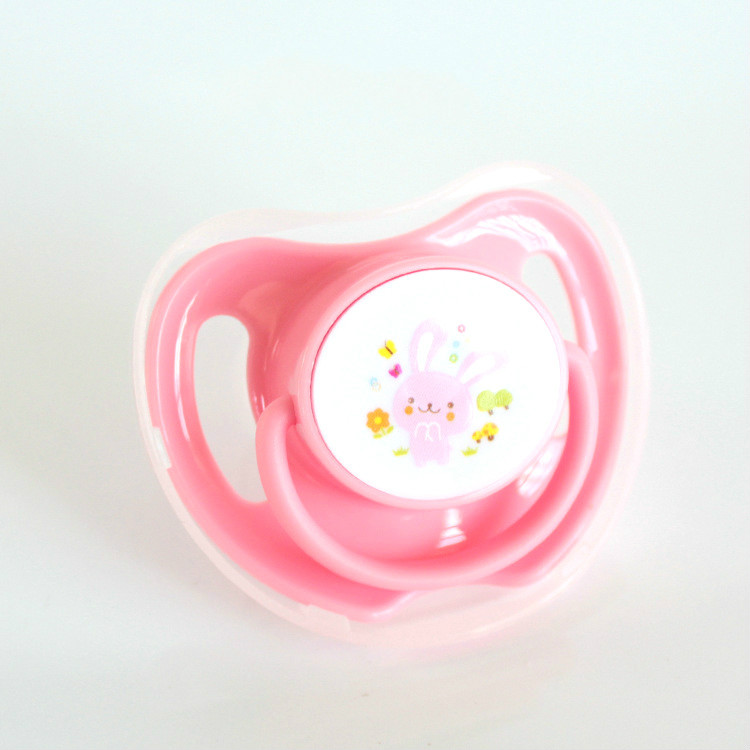 1Pcs Orthodontics Pacifiers Baby Animals Printing Safe Food Grade Silicone Round Nipples Pacifiers Cartoon design of butterfly round head sleeping pacifier with lid Right choice for Kenyan mom