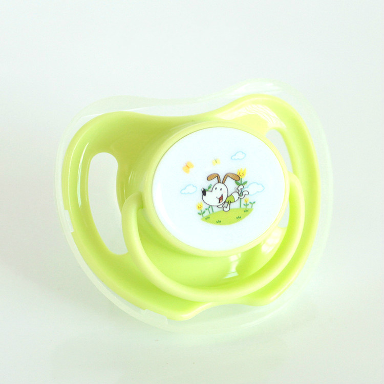 1Pcs Orthodontics Pacifiers Baby Animals Printing Safe Food Grade Silicone Round Nipples Pacifiers Cartoon design of butterfly round head sleeping pacifier with lid Right choice for Kenyan mom