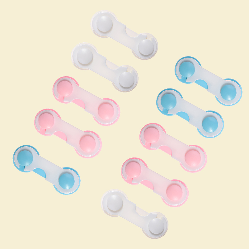 10Pcs/Lot Child Lock Protection Of Children Locking Doors For Children&apos;s Safety Kids Safety Plastic