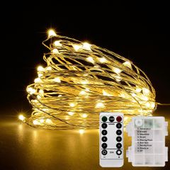 USB/Battery Power Ball LED String Lights Garland Lights Waterproof Outdoor Lamp Wedding Garden Fairy Lights Christmas Decor Fairy Lights 100LED String Lights Remote Control Timer T warm white AA batte