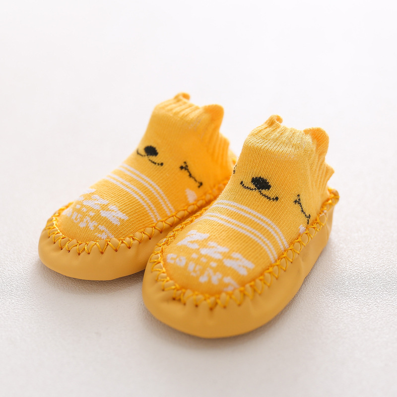 Infant First Walkers Leather Baby Shoes Cotton Newborn Toddler Shoes Soft Sole Seasons for Baby 2024 new non-slip flat floor shoes and socks high quality made in China