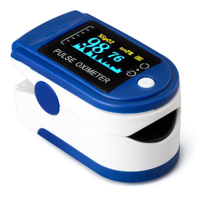 Household Digital Fingertip Pulse Oximeter Blood Oxygen Saturation Meter Finger SPO2 PR Monitor