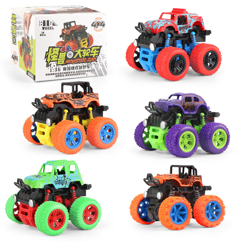 360 Degree Flipping Car Inertia Friction Power SUV Diecast Outdoor Toys For Children Birthday Gifts