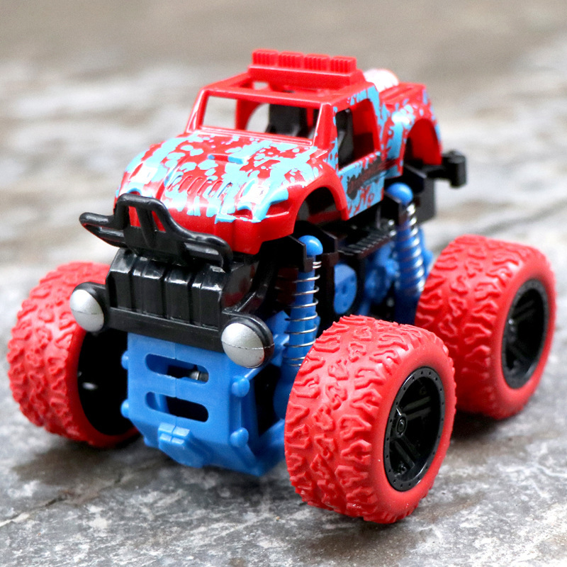 360 Degree Flipping Car Inertia Friction Power SUV Diecast Outdoor Toys For Children Birthday Gifts