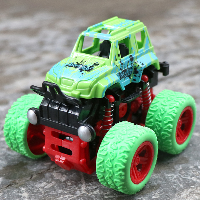 360 Degree Flipping Car Inertia Friction Power SUV Diecast Outdoor Toys For Children Birthday Gifts