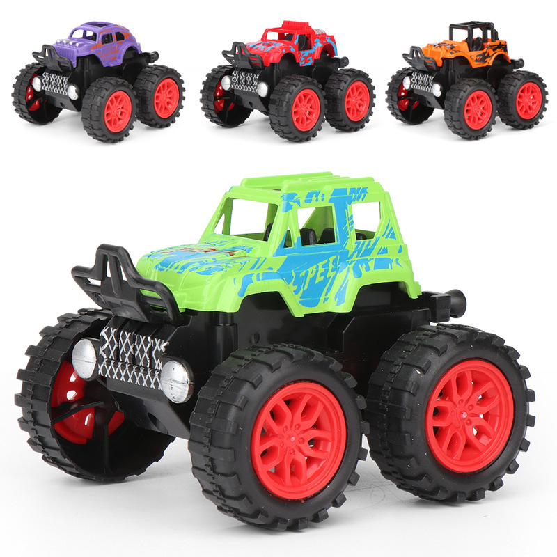 360 Degree Flipping Car Inertia Friction Power SUV Diecast Outdoor Toys For Children Birthday Gifts