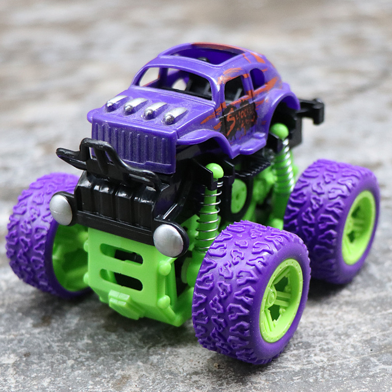 360 Degree Flipping Car Inertia Friction Power SUV Diecast Outdoor Toys For Children Birthday Gifts