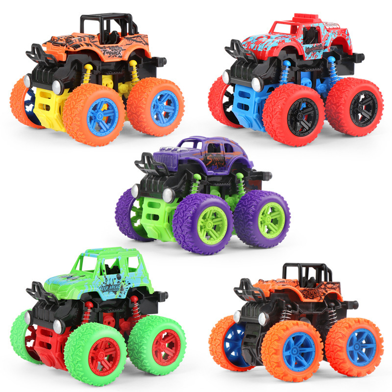 360 Degree Flipping Car Inertia Friction Power SUV Diecast Outdoor Toys For Children Birthday Gifts