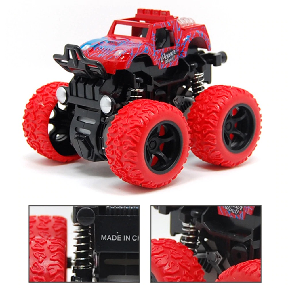 360 Degree Flipping Car Inertia Friction Power SUV Diecast Outdoor Toys For Children Birthday Gifts