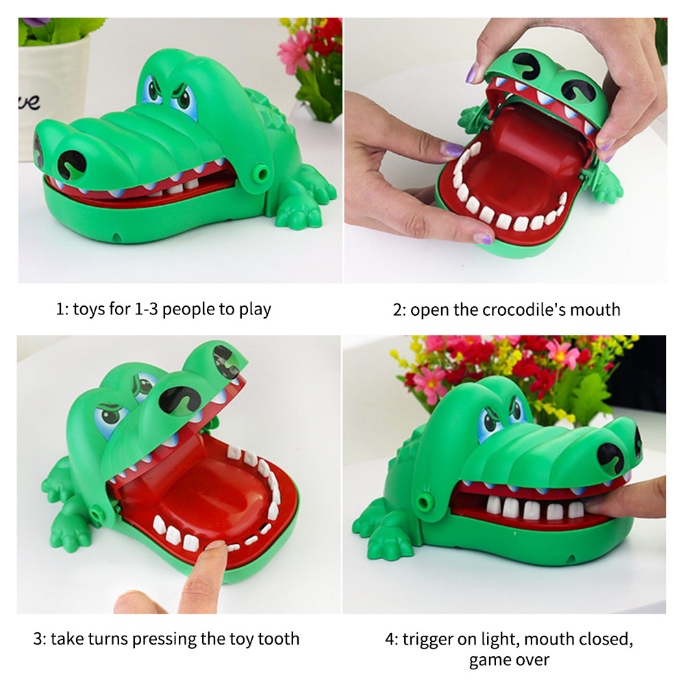 Bite Finger Toy Pulling Crocodile Teeth Games Toys Kids Funny Toy For Children Kids
