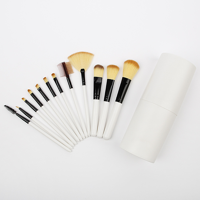 12Pcs Makeup Brushes Tool Set Cosmetic Powder Eye Shadow Foundation Blush Blending Beauty Brush Beauty Makeup Brushes & Tools Brush Sets  Health  Accessories