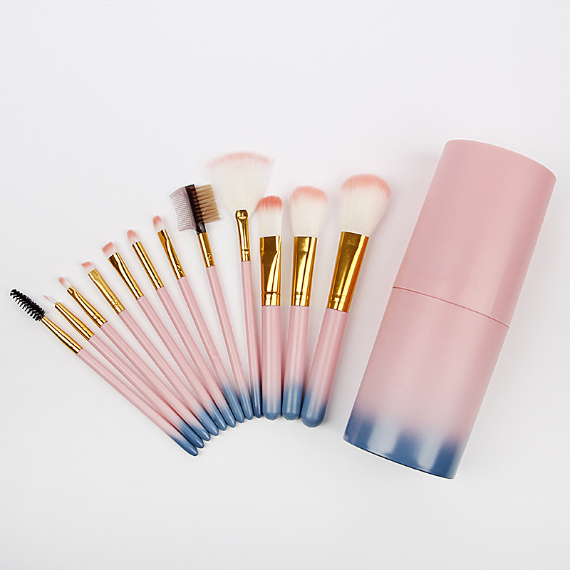 12Pcs Makeup Brushes Tool Set Cosmetic Powder Eye Shadow Foundation Blush Blending Beauty Brush Beauty Makeup Brushes & Tools Brush Sets  Health  Accessories