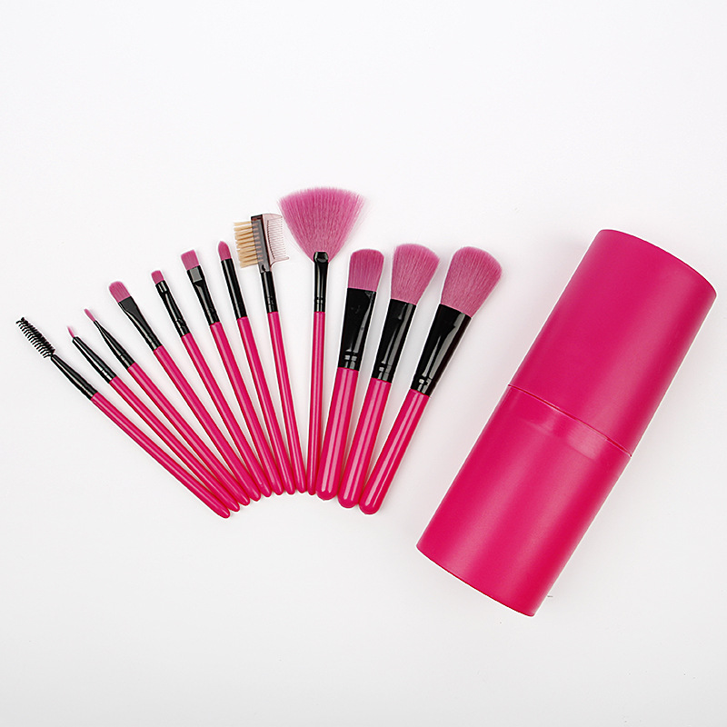 12Pcs Makeup Brushes Tool Set Cosmetic Powder Eye Shadow Foundation Blush Blending Beauty Brush Beauty Makeup Brushes & Tools Brush Sets  Health  Accessories