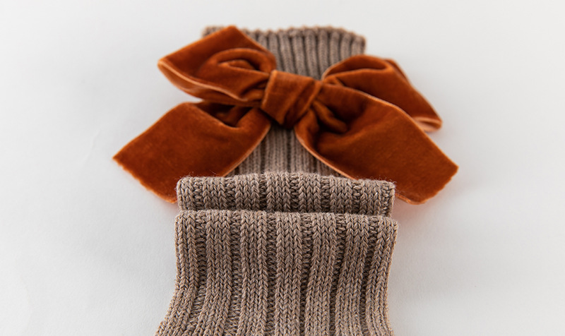 Socks Bow Mesh Newborn Baby Girls Kids for Christmas Non-slip Terry Cotton Princess Knee High Long