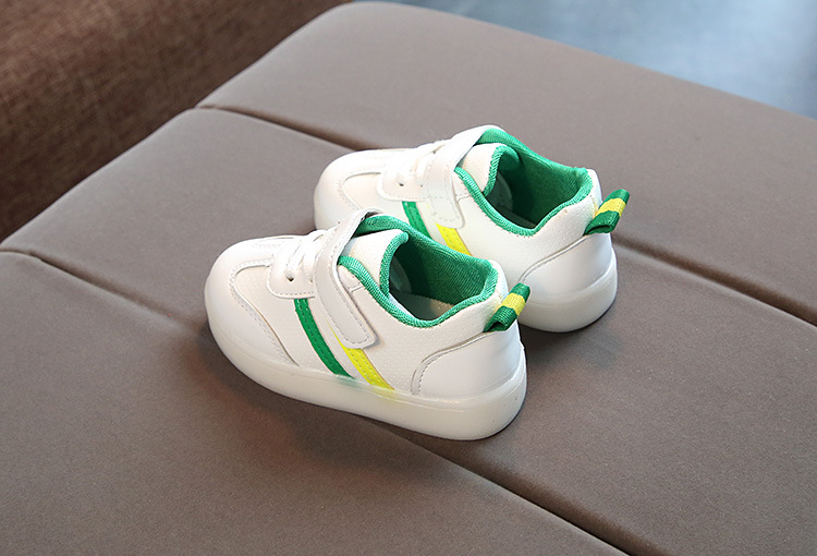 Spring Baby boy fashion light board shoes casual shoes girl kids LED flash sneakers