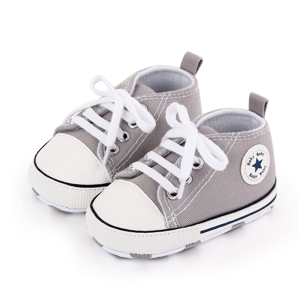 Infant & Toddler Unisex Anti-Slip Canvas Sport Sneakers - Perfect First Walkers for Newborn Babies & Little Ones in Kenya - Breathable & Flexible Design for Safe Learning Steps