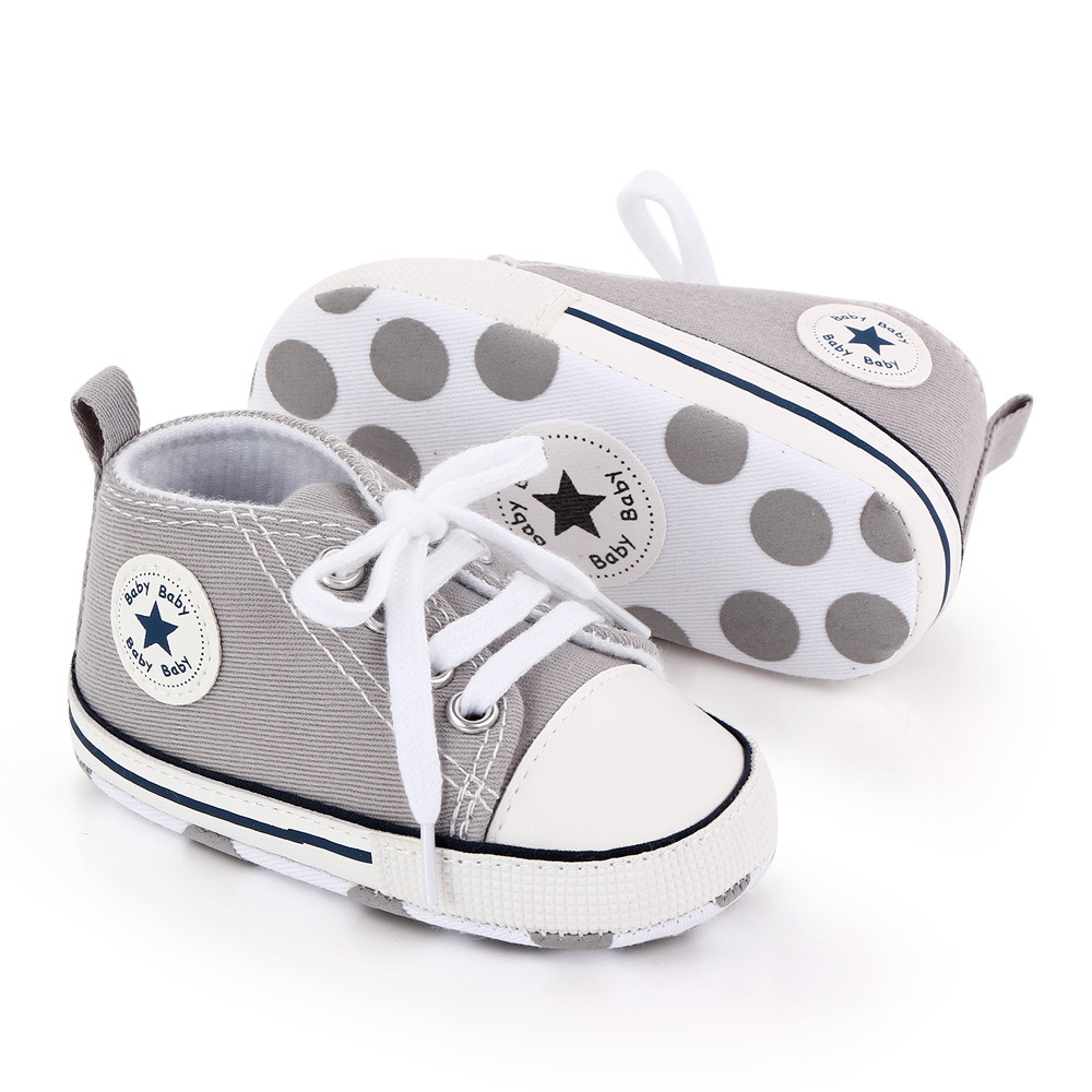 Infant & Toddler Unisex Anti-Slip Canvas Sport Sneakers - Perfect First Walkers for Newborn Babies & Little Ones in Kenya - Breathable & Flexible Design for Safe Learning Steps