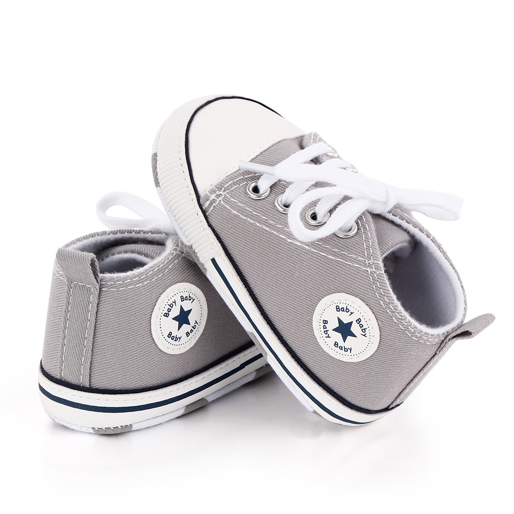 Infant & Toddler Unisex Anti-Slip Canvas Sport Sneakers - Perfect First Walkers for Newborn Babies & Little Ones in Kenya - Breathable & Flexible Design for Safe Learning Steps