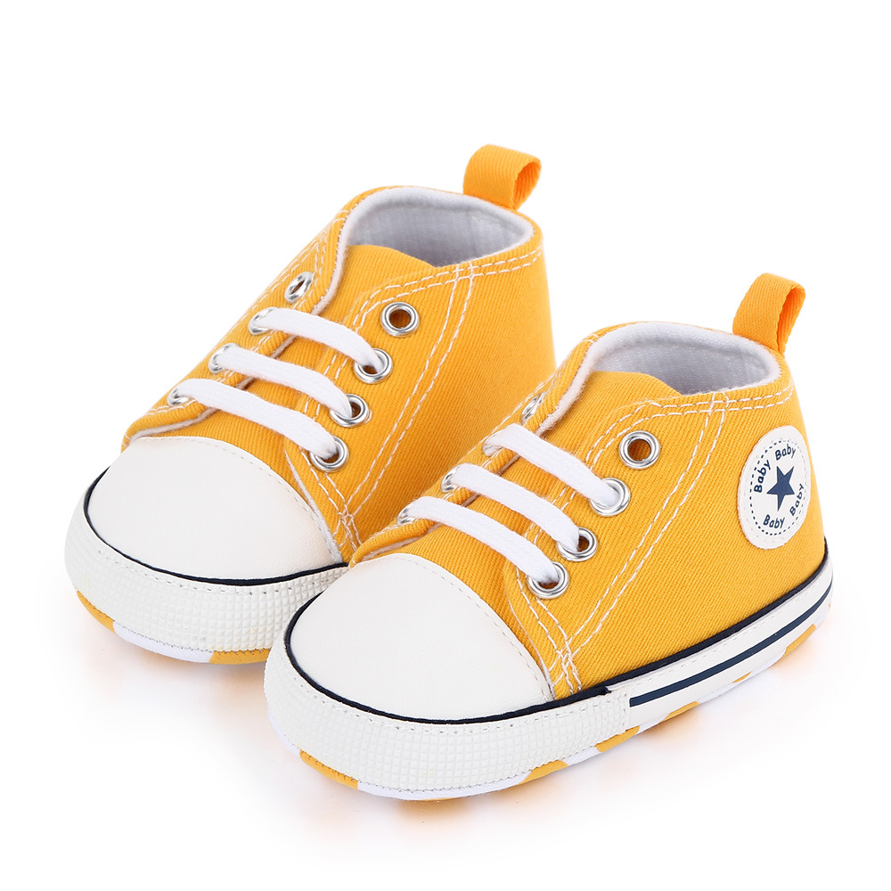 Infant & Toddler Unisex Anti-Slip Canvas Sport Sneakers - Perfect First Walkers for Newborn Babies & Little Ones in Kenya - Breathable & Flexible Design for Safe Learning Steps