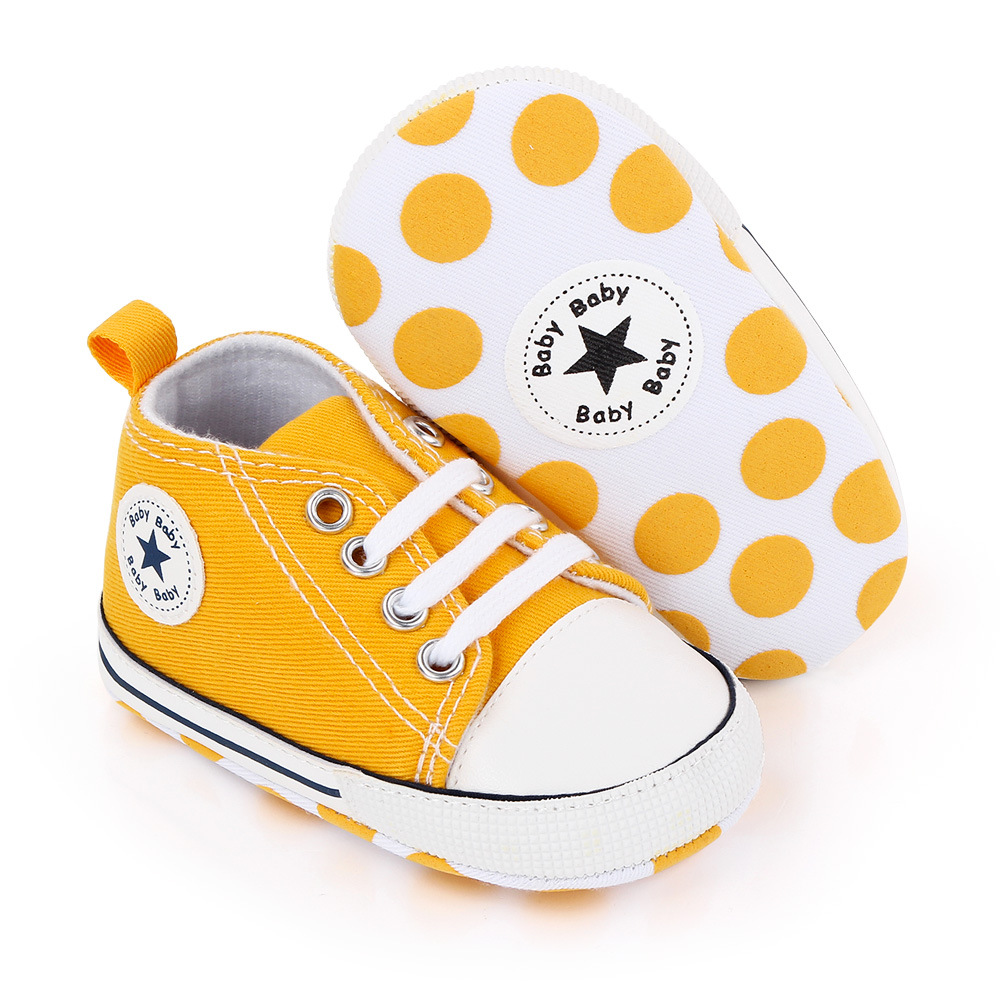Infant & Toddler Unisex Anti-Slip Canvas Sport Sneakers - Perfect First Walkers for Newborn Babies & Little Ones in Kenya - Breathable & Flexible Design for Safe Learning Steps
