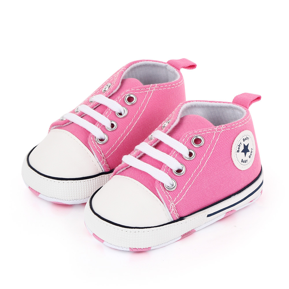 Infant & Toddler Unisex Anti-Slip Canvas Sport Sneakers - Perfect First Walkers for Newborn Babies & Little Ones in Kenya - Breathable & Flexible Design for Safe Learning Steps