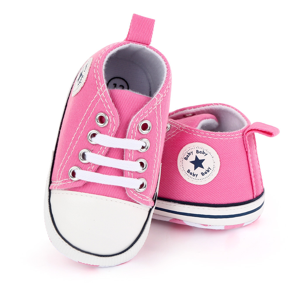 Infant & Toddler Unisex Anti-Slip Canvas Sport Sneakers - Perfect First Walkers for Newborn Babies & Little Ones in Kenya - Breathable & Flexible Design for Safe Learning Steps