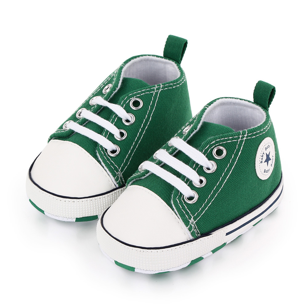 Infant & Toddler Unisex Anti-Slip Canvas Sport Sneakers - Perfect First Walkers for Newborn Babies & Little Ones in Kenya - Breathable & Flexible Design for Safe Learning Steps