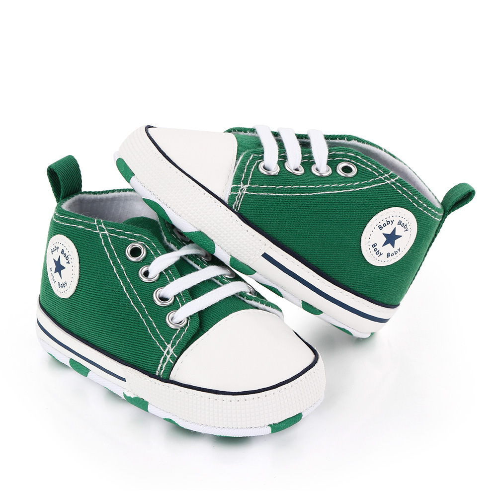Infant & Toddler Unisex Anti-Slip Canvas Sport Sneakers - Perfect First Walkers for Newborn Babies & Little Ones in Kenya - Breathable & Flexible Design for Safe Learning Steps