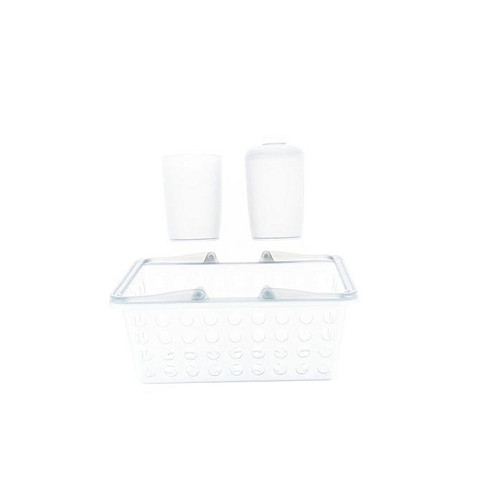 Bath &amp; Basin Basic Bathroom Set 3 Bath &amp; Basin Basic Bathroom Set 3 Piece ClearClear
