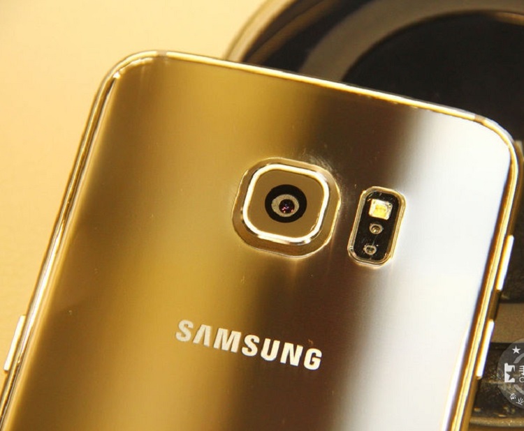 refurbished phone samsung galaxy S6 edge G9250 5.1 inch 1440 x 2560 3G +32G 16MP+5MP 4G mobile phone golden 7