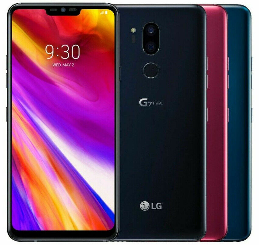 Refurbished Phone LG G7 ThinQ 64GB ROM + 4GB RAM 6.1&quot; 16MP Camera Snapdragon 845 Mobile Phone Single Sim Smartphone