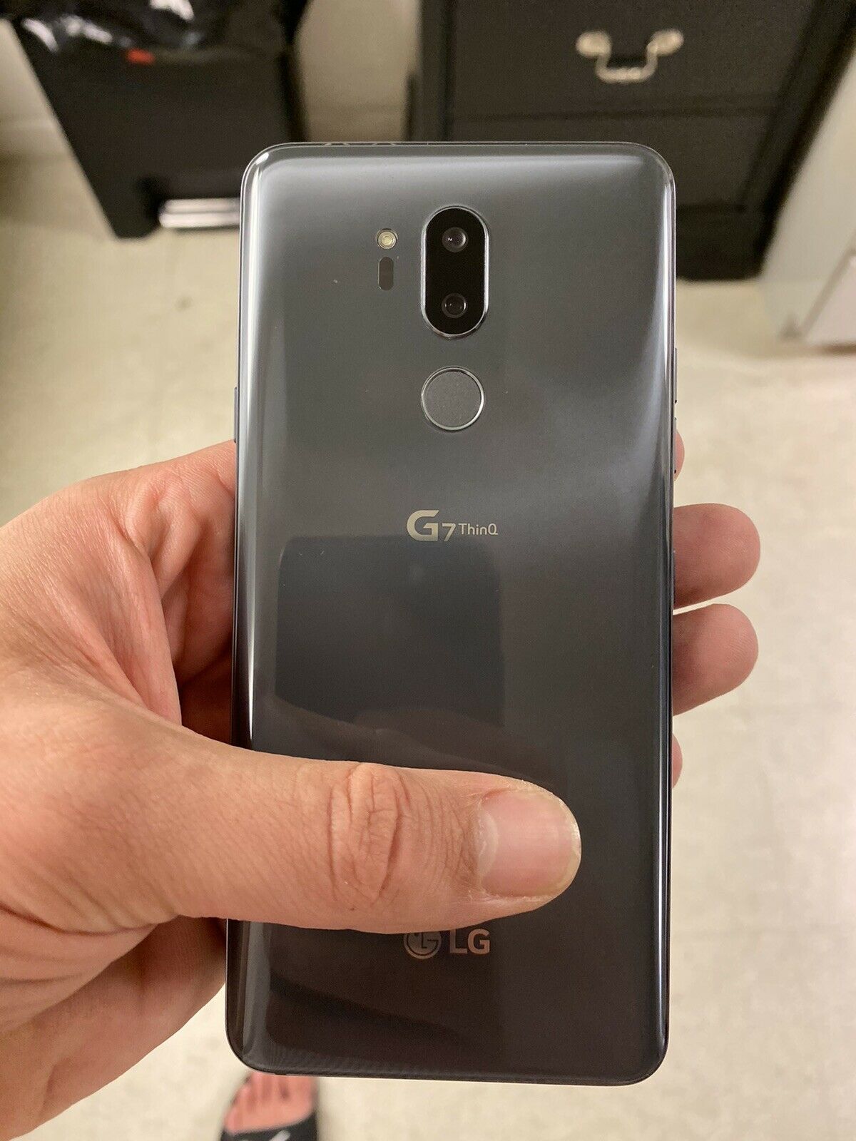 Refurbished Phone LG G7 ThinQ 64GB ROM + 4GB RAM 6.1&quot; 16MP Camera Snapdragon 845 Mobile Phone Single Sim Smartphone