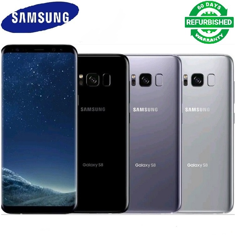 Refurbished Samsung Galaxy S8 Dual / Single sim Smart Phone 64GB ROM +4GB RAM 5.8 inch 12+8MP 4G LTE  Clean phone msmartphone