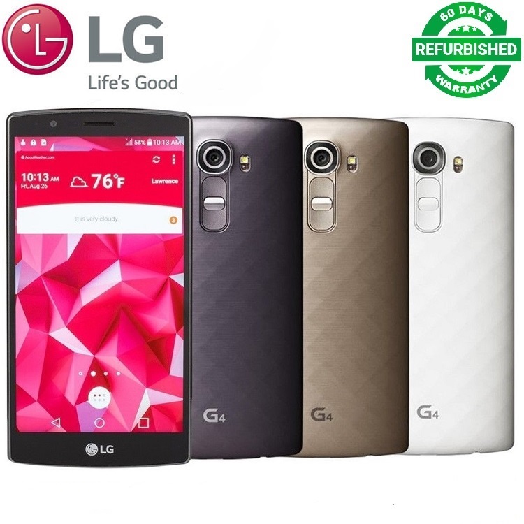 Refurbished Phone LG G4 32GB ROM 3GB RAM 16MP Unlocked 4G LTE Smart phone