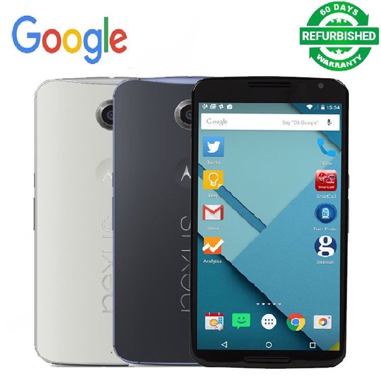 Refurbished Phone Google Motorola Nexus 6 Smartphone 5.96&quot;Screen 32GB+3GB RAM
