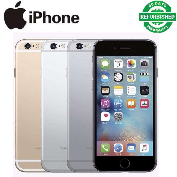 refurbished iphone 6 plus 16GB + 1GB with fingerprint Smart Phone 8MP+1.2MP 5.5 inch 2G/3G/4G LTE Single sim less than 2915mah apple iphone6p unlocked