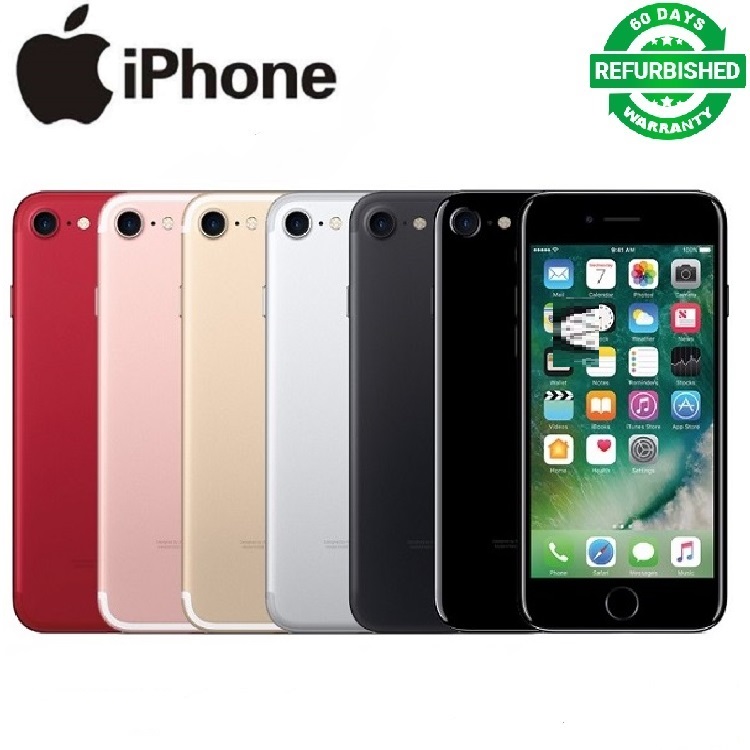 refurbished iphone 7 128GB + 2GB with fingerprint Smart Phone 12MP+7MP 4.7 inch 2G/3G/4G LTE Single sim less than 1960mah apple iphone7 unlocked