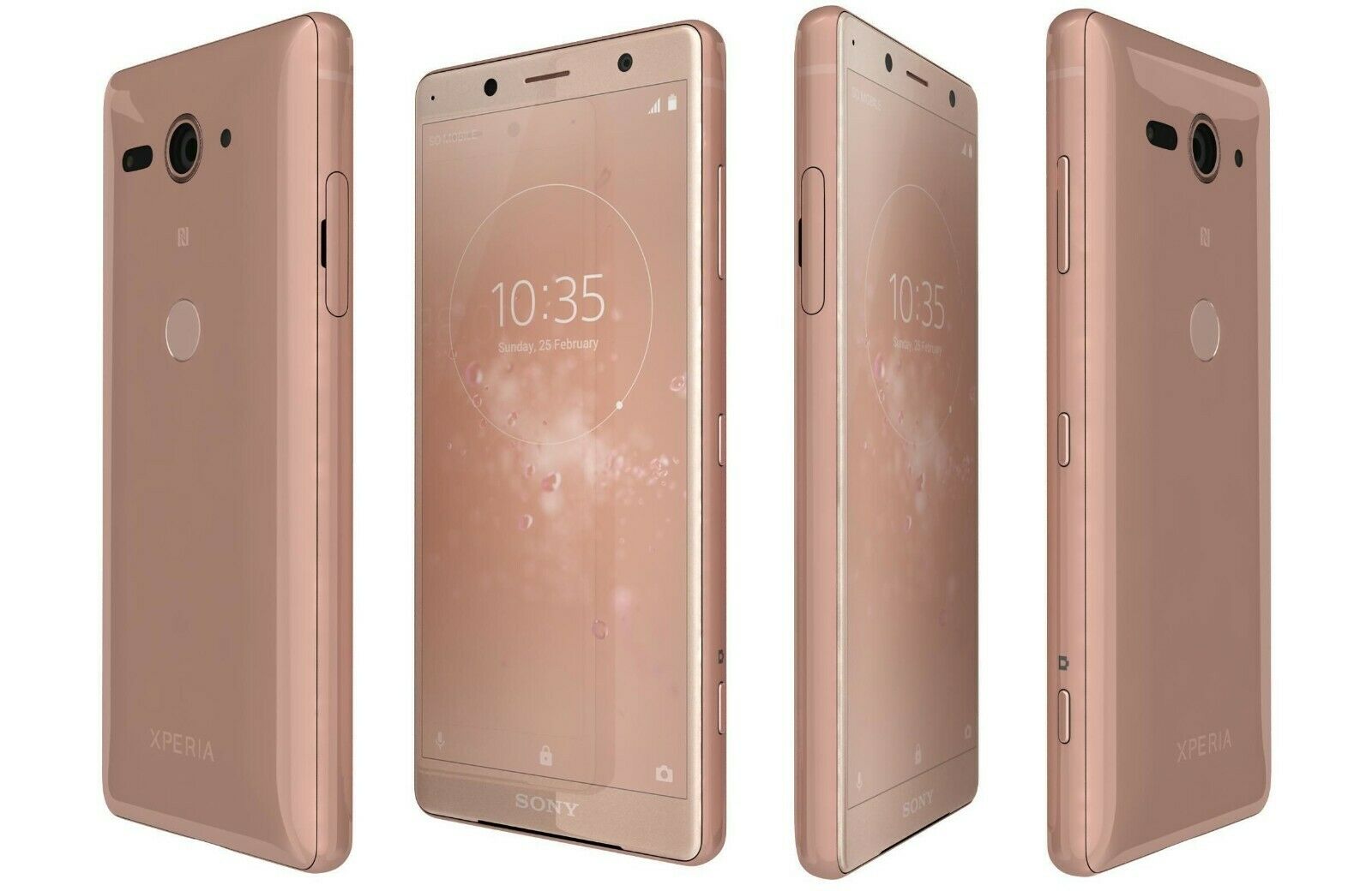 Refurbished Sony Xperia XZ2 Compact 4GB 64GB 5.0 inch 19MP 4G LTE WCDMA GSM Phone Mobile Smartphone