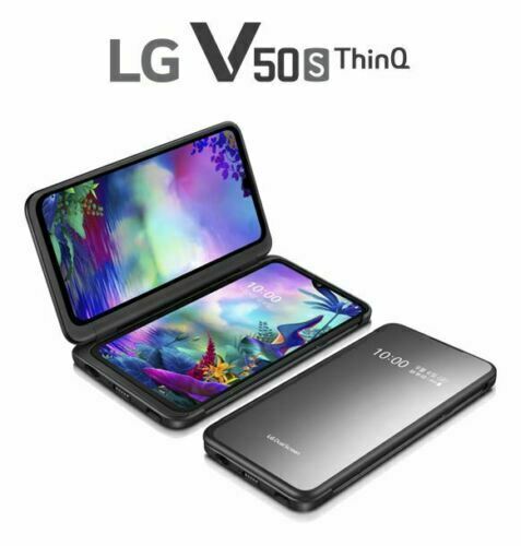 Refurbished LG V50S ThinQ 5G Single screen / Dual Screen 256GB + 8GB RAM Snapdragon 855 6.4 inches Single Sim Smartphone phone