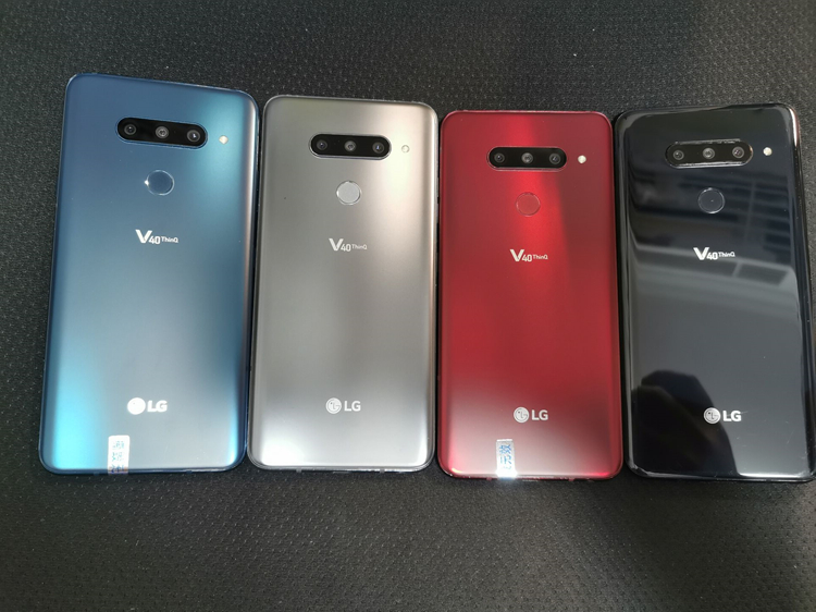 Refurbished Phone LG V40 ThinQ 128GB 64GB + 6GB RAM Dual Sim / Single Sim Snapdragon 845 6.4 inches Android Mobile Smartphone