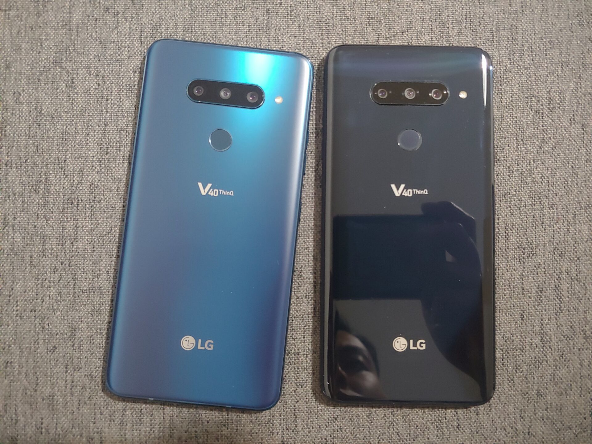 Refurbished Phone LG V40 ThinQ 128GB 64GB + 6GB RAM Dual Sim / Single Sim Snapdragon 845 6.4 inches Android Mobile Smartphone