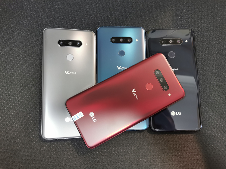 Refurbished Phone LG V40 ThinQ 128GB 64GB + 6GB RAM Dual Sim / Single Sim Snapdragon 845 6.4 inches Android Mobile Smartphone