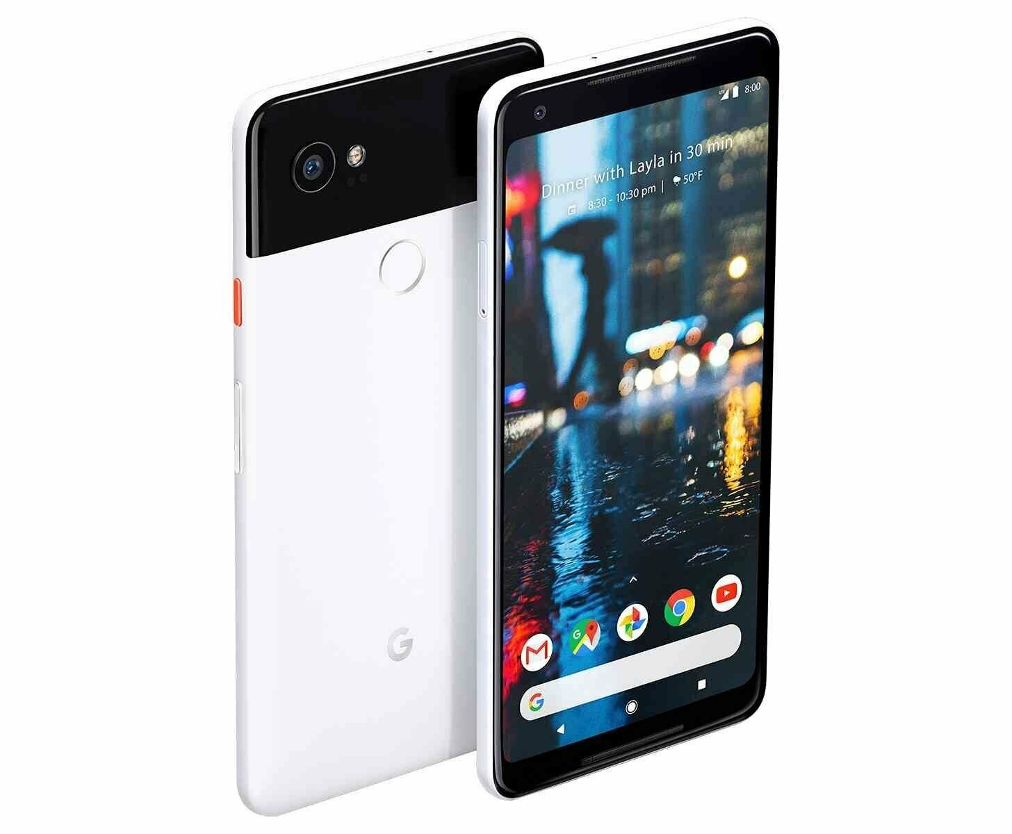 Refurbishe Phone Google Pixel 2 XL 64GB 128GB Mobile Phone 6&quot; Snapdragon 835 Octa Core 4G LTE 4GB RAM