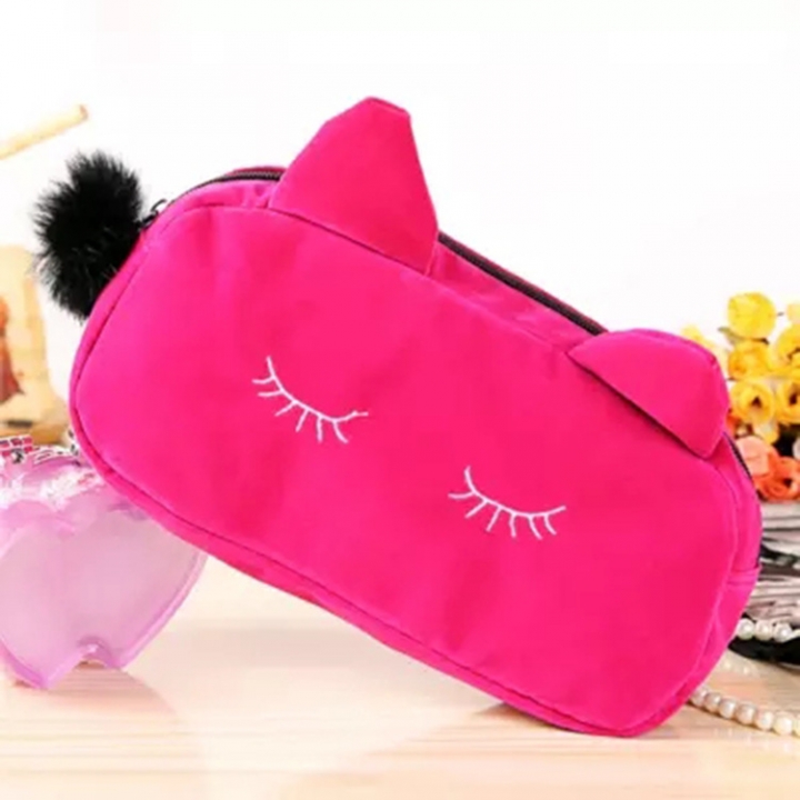 Fashion Cosmetics Makeup Hand Bags Cartoon Storage Pencil Pouch Cases