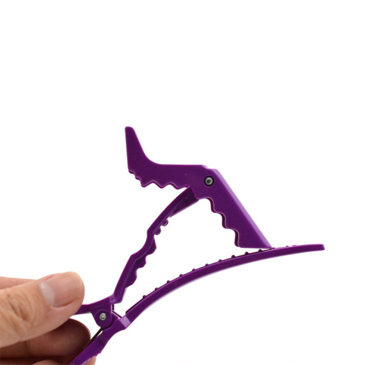 6Pcs/Lot Professional Salon Section Hair Clips Hairdressing Hairpins Plastic Hair Care Styling Tools