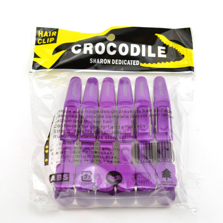 6Pcs/Lot Professional Salon Section Hair Clips Hairdressing Hairpins Plastic Hair Care Styling Tools