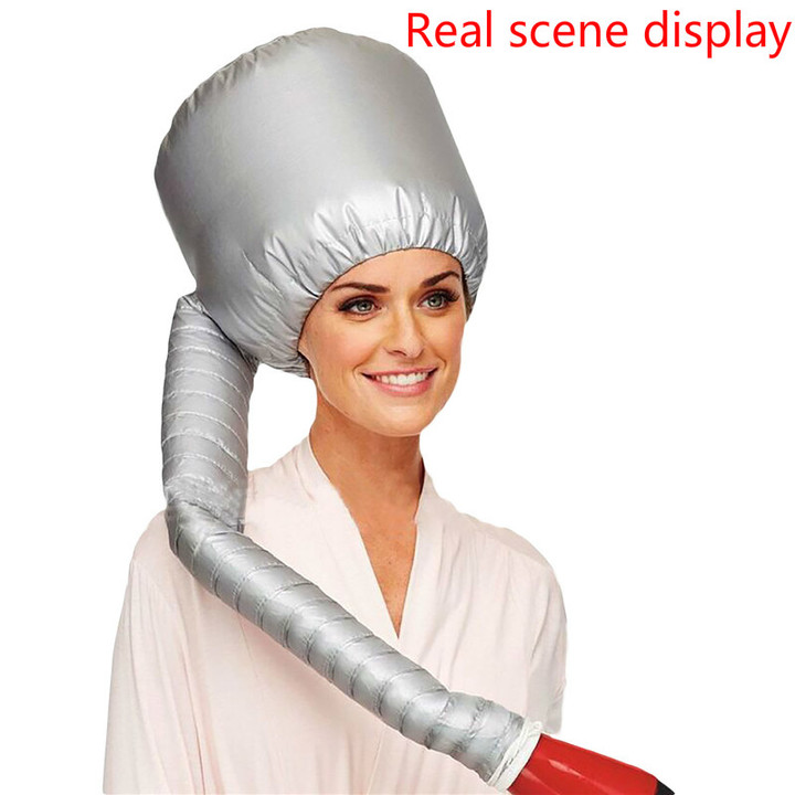 Practical Home Salon Barber Hair Dryer Bonnet Hood Head Cover Baked Oil Cap Hat
