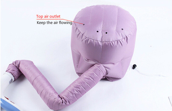 Practical Home Salon Barber Hair Dryer Bonnet Hood Head Cover Baked Oil Cap Hat